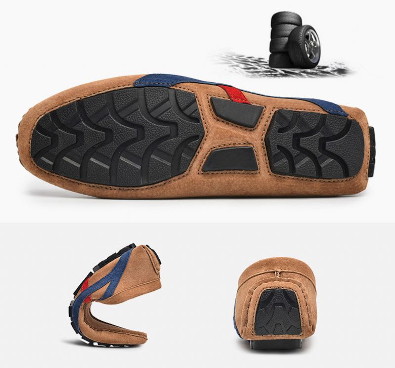 Dynamo Heren Loafers Casual Schoenen - Bruin