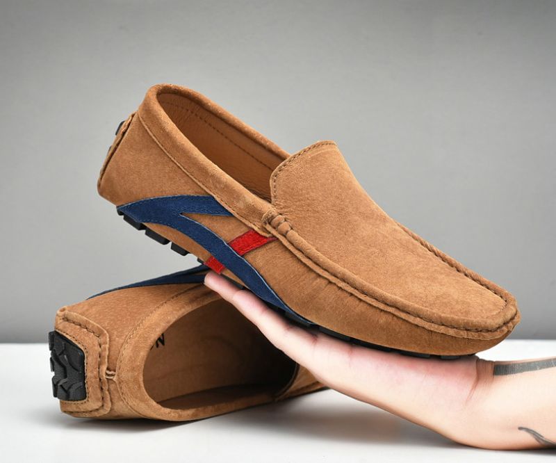 Dynamo Heren Loafers Casual Schoenen - Bruin