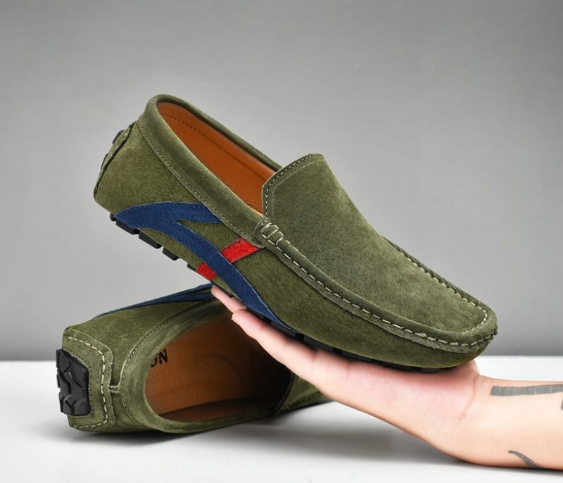 Dynamo Heren Loafers Casual Schoenen - Bruin
