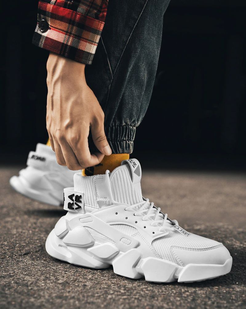 Dynamo Heren Mode Sneakers - Zwart