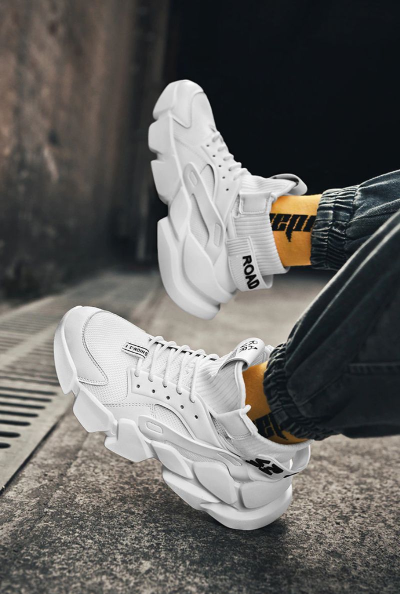Dynamo Heren Mode Sneakers - Zwart
