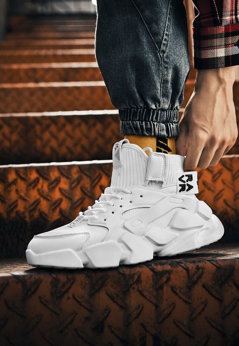 Dynamo Heren Mode Sneakers - Zwart