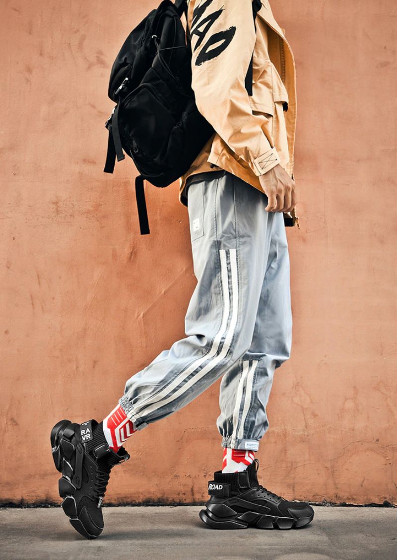 Dynamo Heren Mode Sneakers - Zwart
