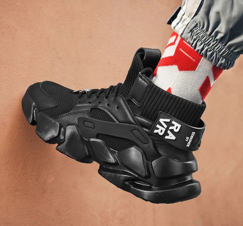 Dynamo Heren Mode Sneakers - Zwart