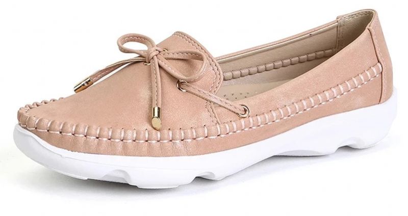 Edesia Dames Leren Loafer - Roze