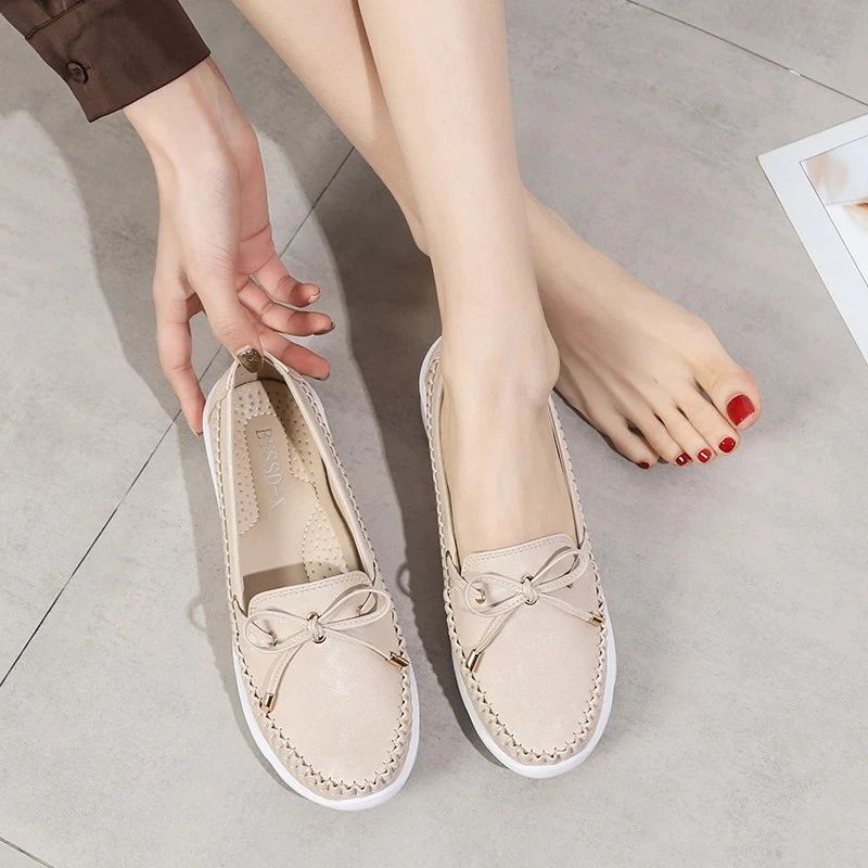 Edesia Dames Leren Loafer - Roze