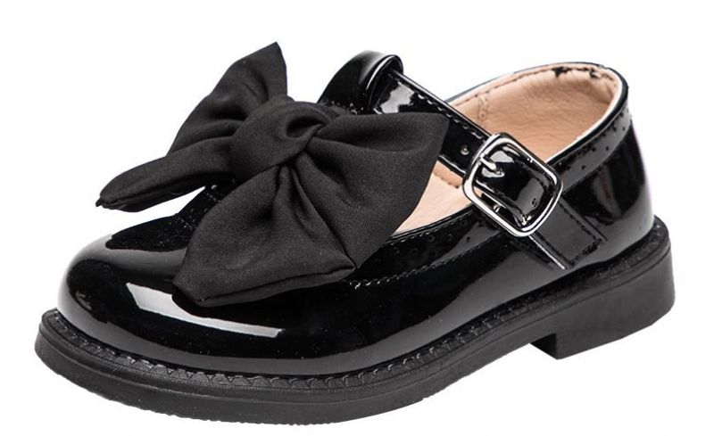 Eduarda Meisjes Platte Schoenen - Zwart