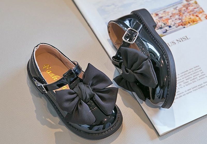 Eduarda Meisjes Platte Schoenen - Zwart
