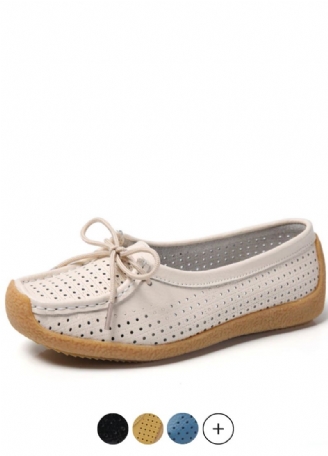 Edwin Dames Casual Leren Platte Schoenen