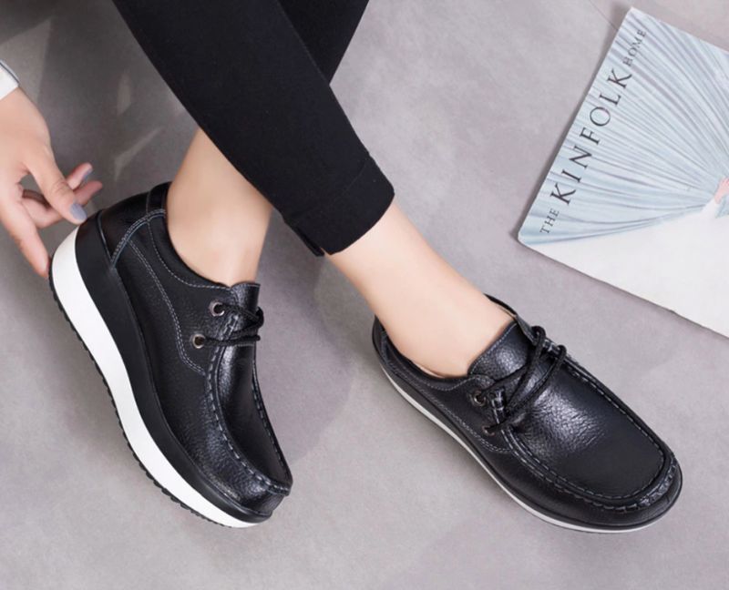 Efigenia Dames Platform Schoenen - Zwart