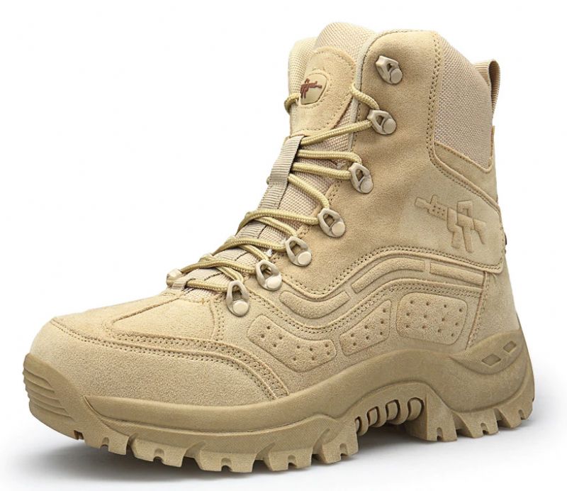 Egea Heren Combat Boots - Kaki