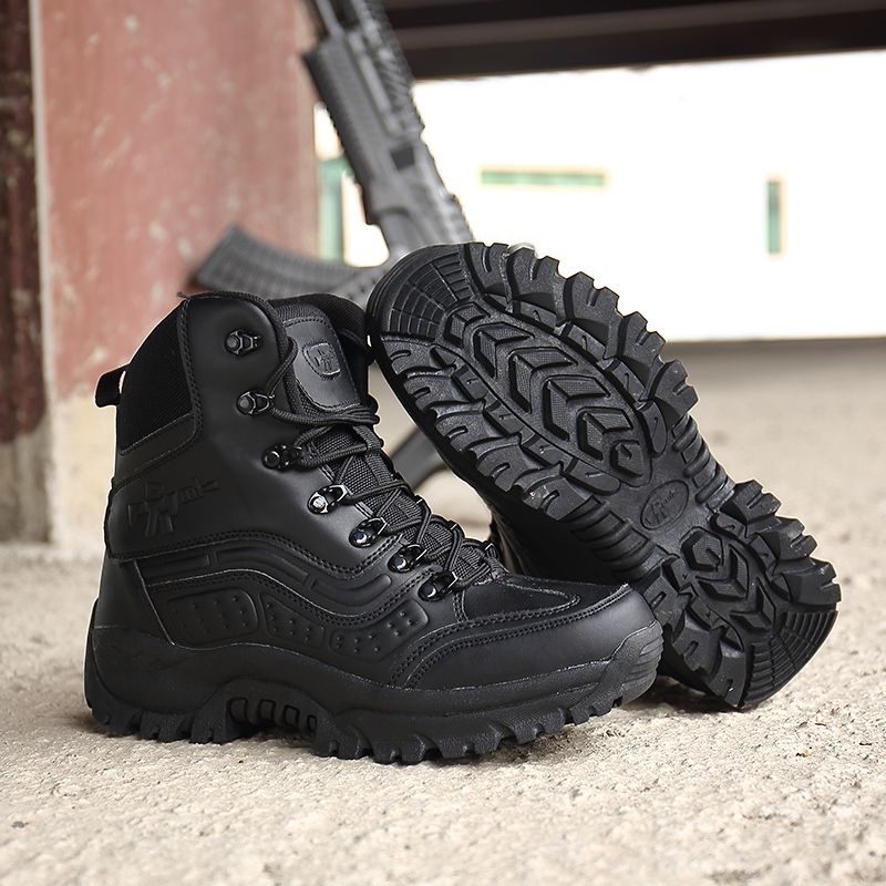 Egea Heren Combat Boots - Kaki