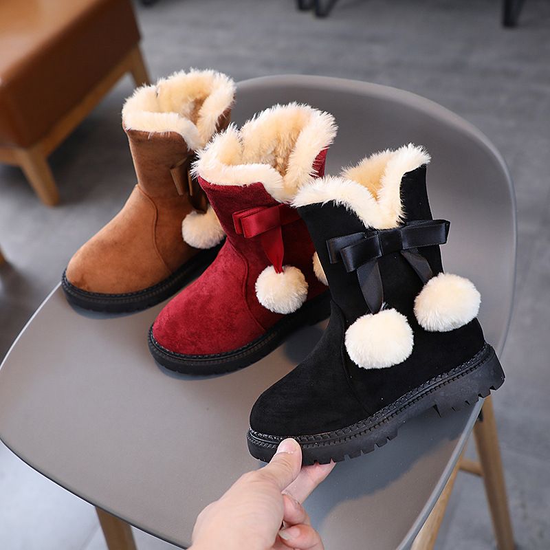 Eglee Modelaarzen Voor Meisjes - Rood Bont
