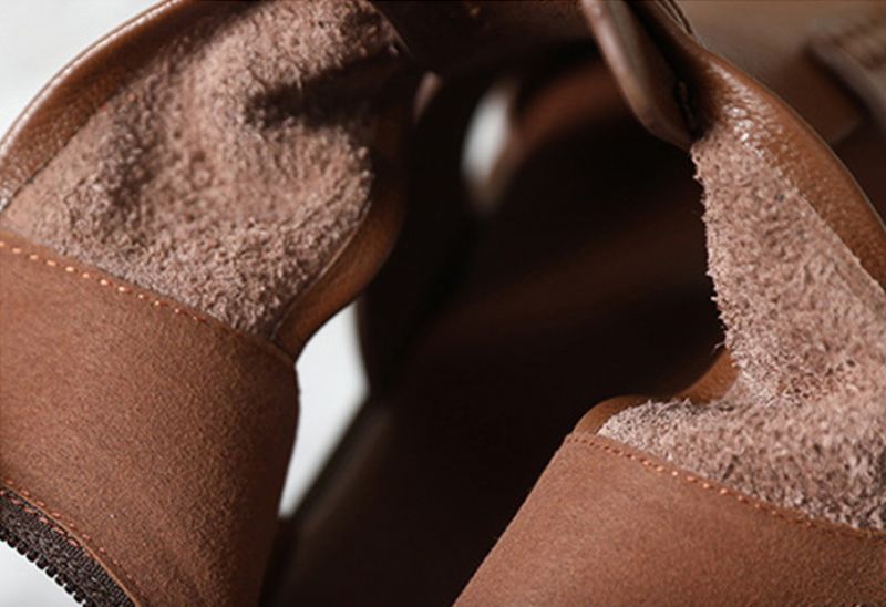 Eglis Dames Wedges Sandaal - Bruin