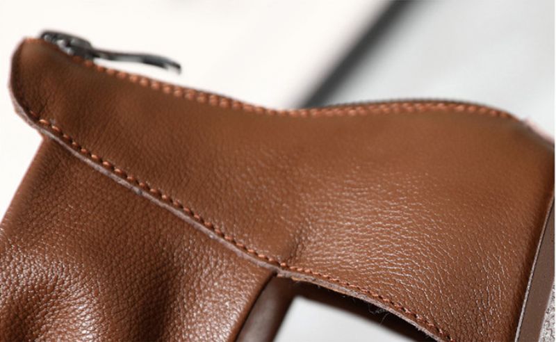Eglis Dames Wedges Sandaal - Bruin