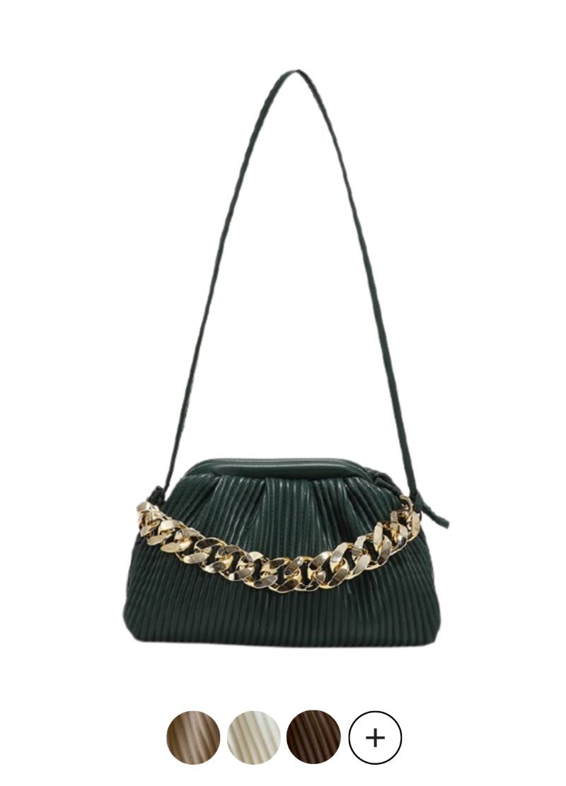 Eimy Dames Dikke Ketting Crossbody Handtas