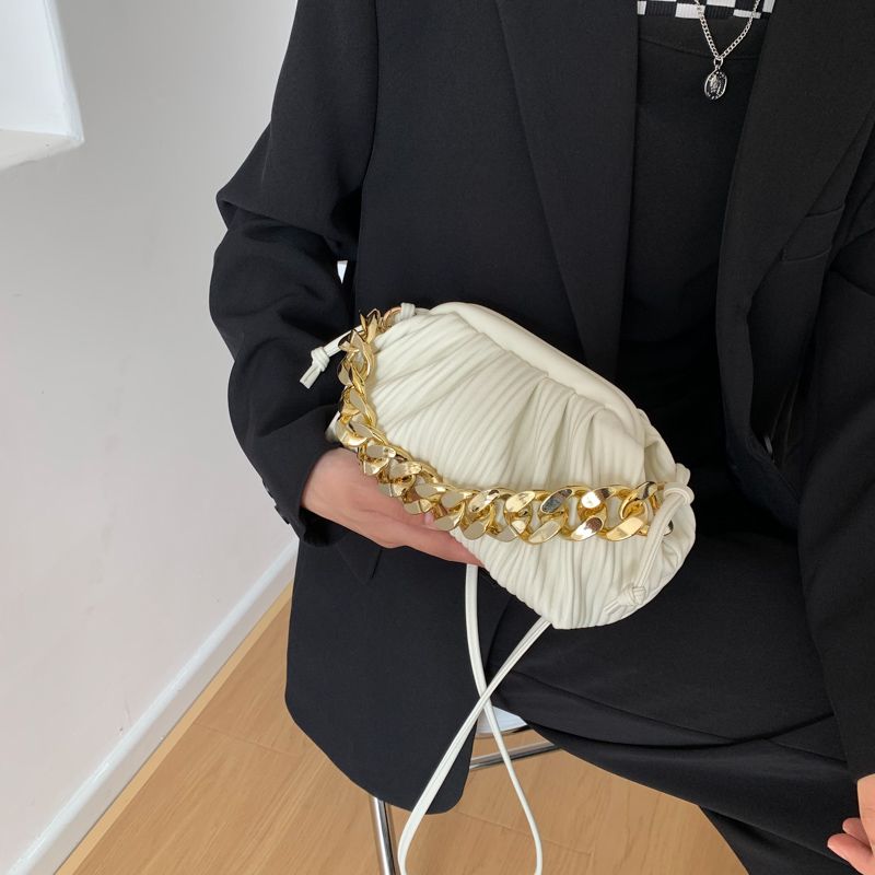 Eimy Dames Dikke Ketting Crossbody Handtas - Groot Groen
