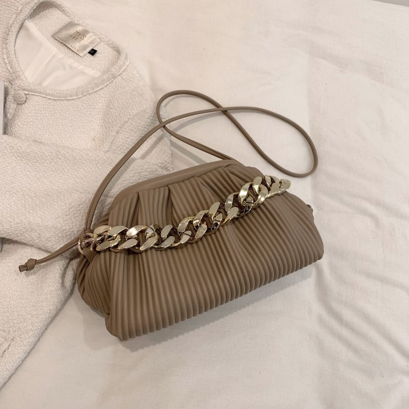 Eimy Dames Dikke Ketting Crossbody Handtas - Groot Groen