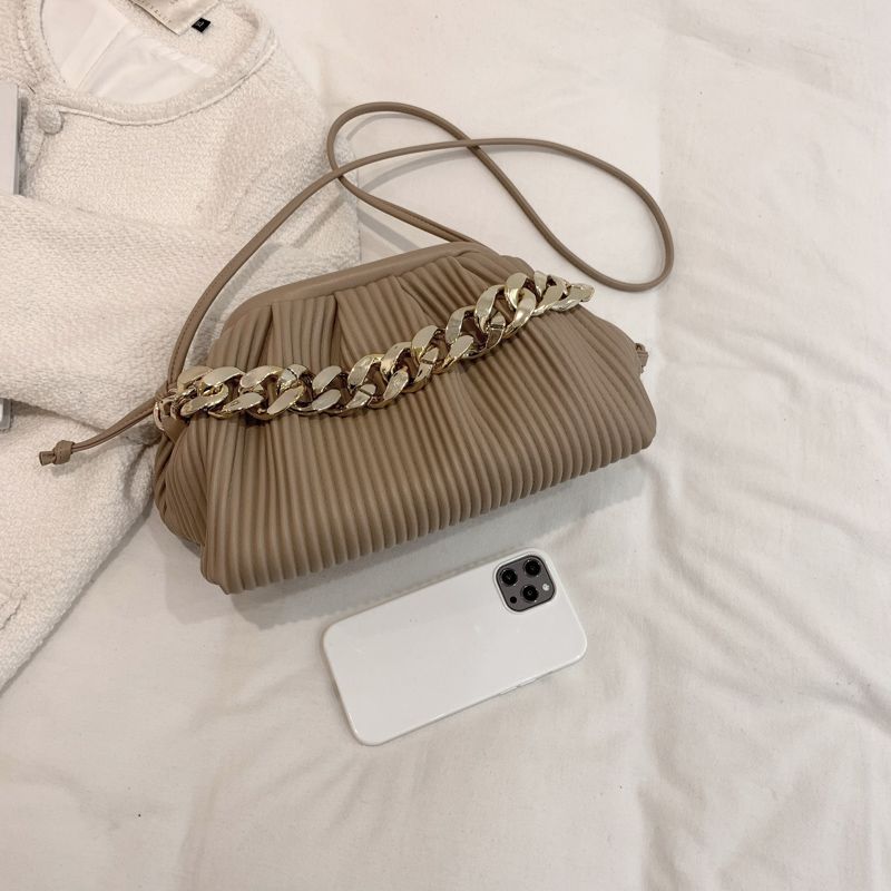Eimy Dames Dikke Ketting Crossbody Handtas - Groot Groen