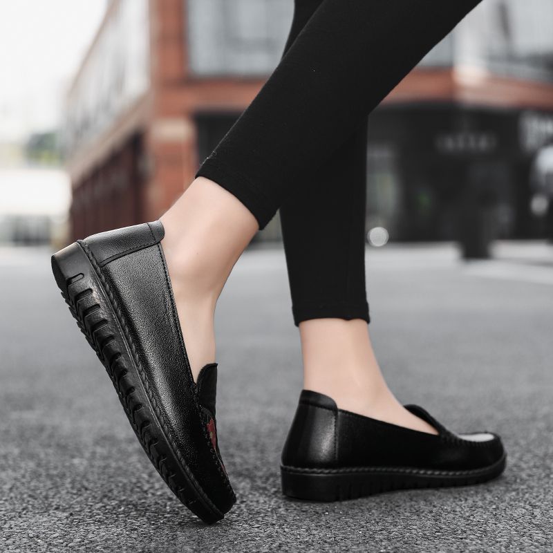 Eimy Dames Loafer Schoenen - Zwart