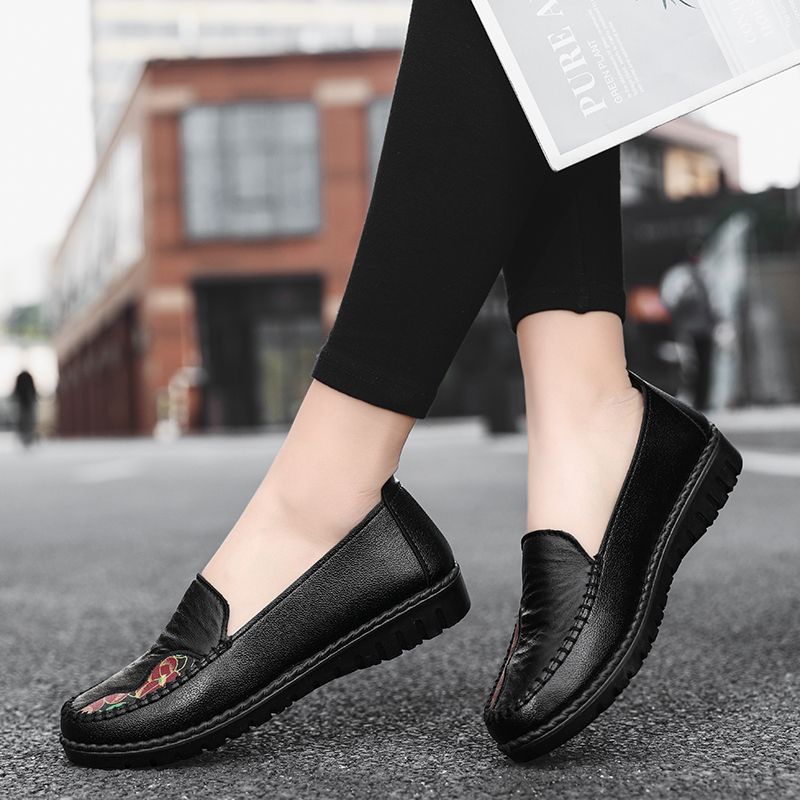Eimy Dames Loafer Schoenen - Zwart