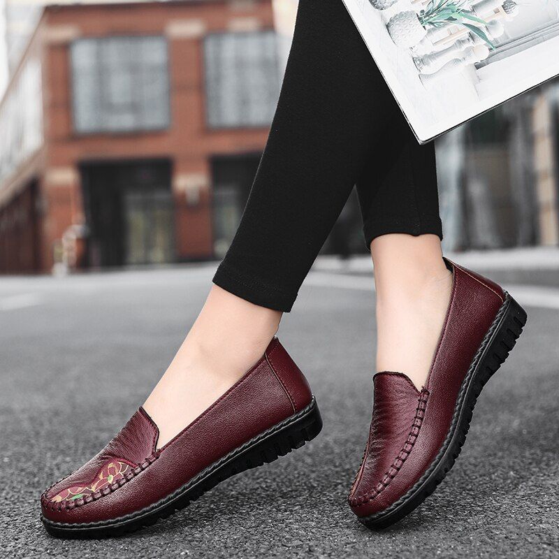 Eimy Dames Loafer Schoenen - Zwart