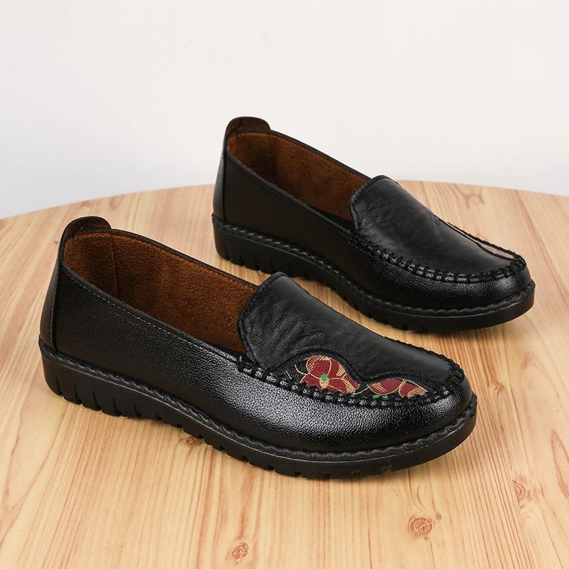 Eimy Dames Loafer Schoenen - Zwart