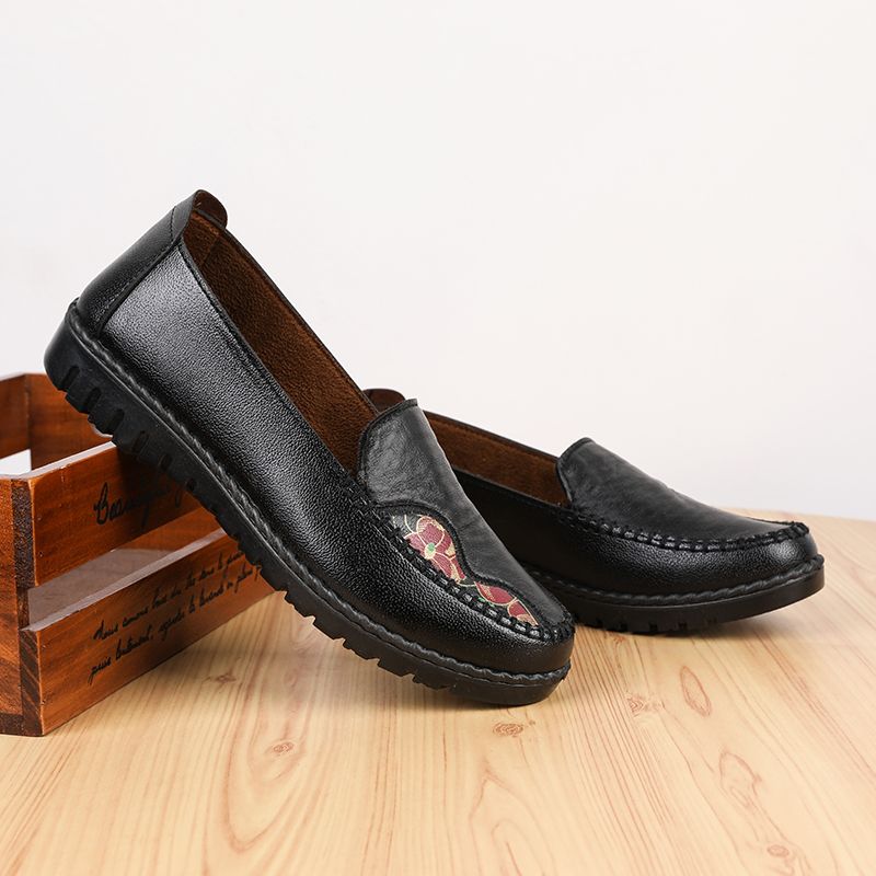 Eimy Dames Loafer Schoenen - Zwart