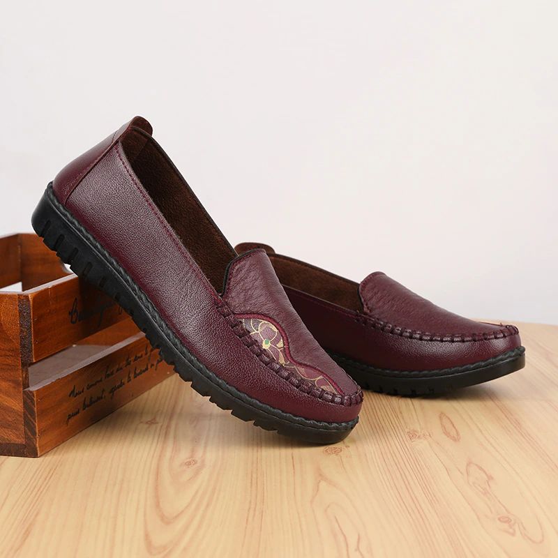 Eimy Dames Loafer Schoenen - Zwart