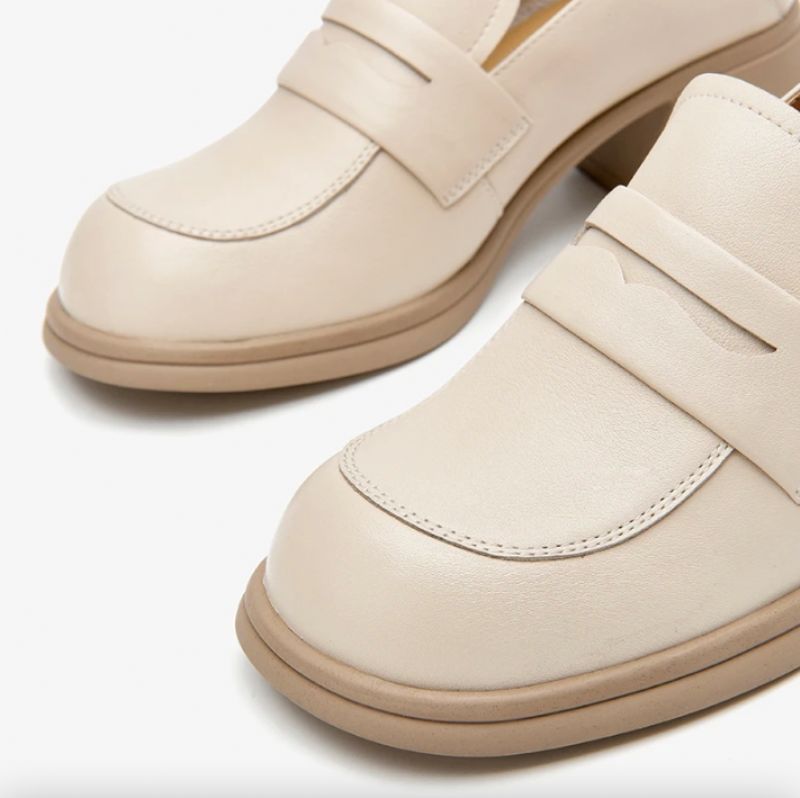 Eizy Mocassinschoenen Voor Dames - Beige