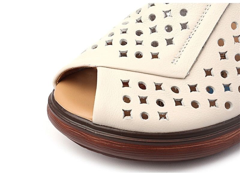 Ela Dames Pantoffel - Beige