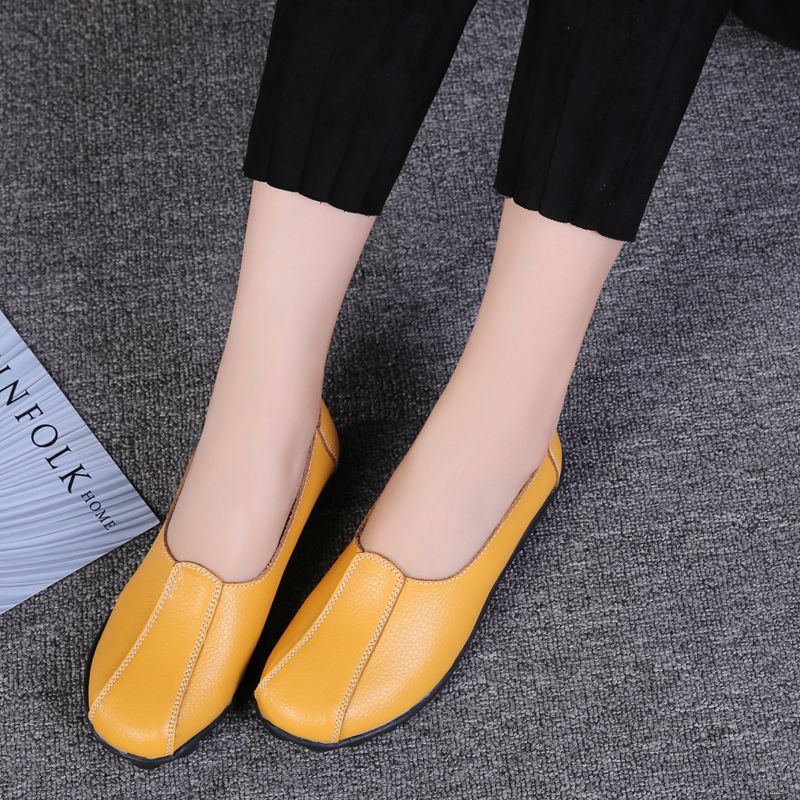 Ela Dames Soft Fashion Oxford Platte Schoenen - Zwart