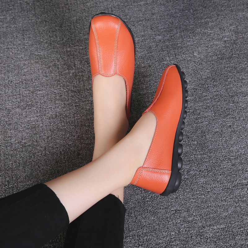 Ela Dames Soft Fashion Oxford Platte Schoenen - Zwart