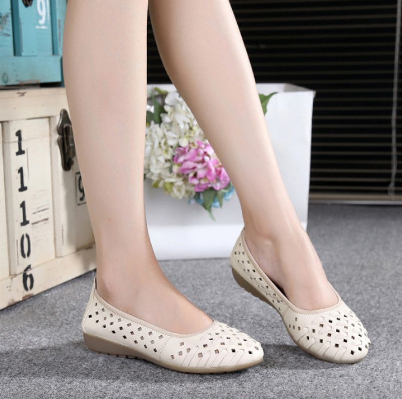 Eladia Dames Platte Schoenen - Blauw