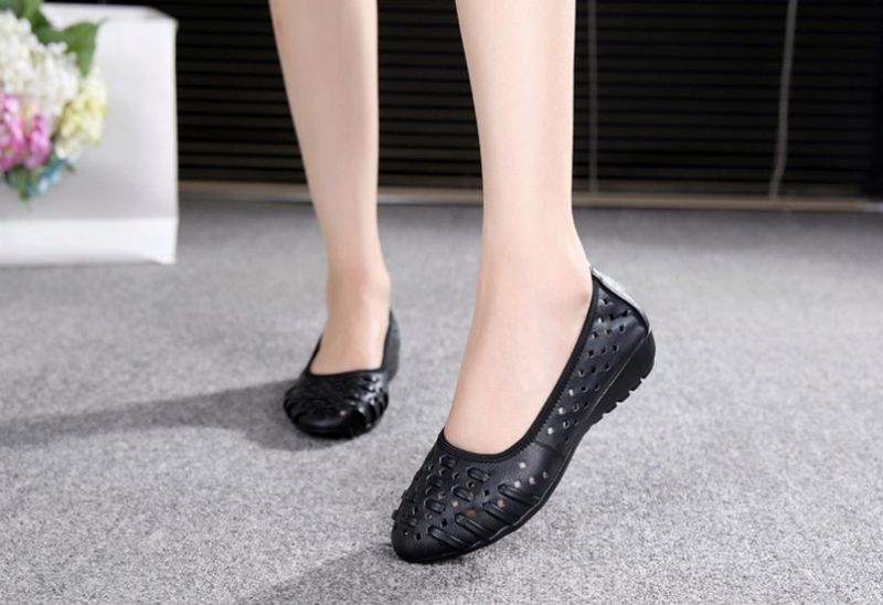 Eladia Dames Platte Schoenen - Blauw