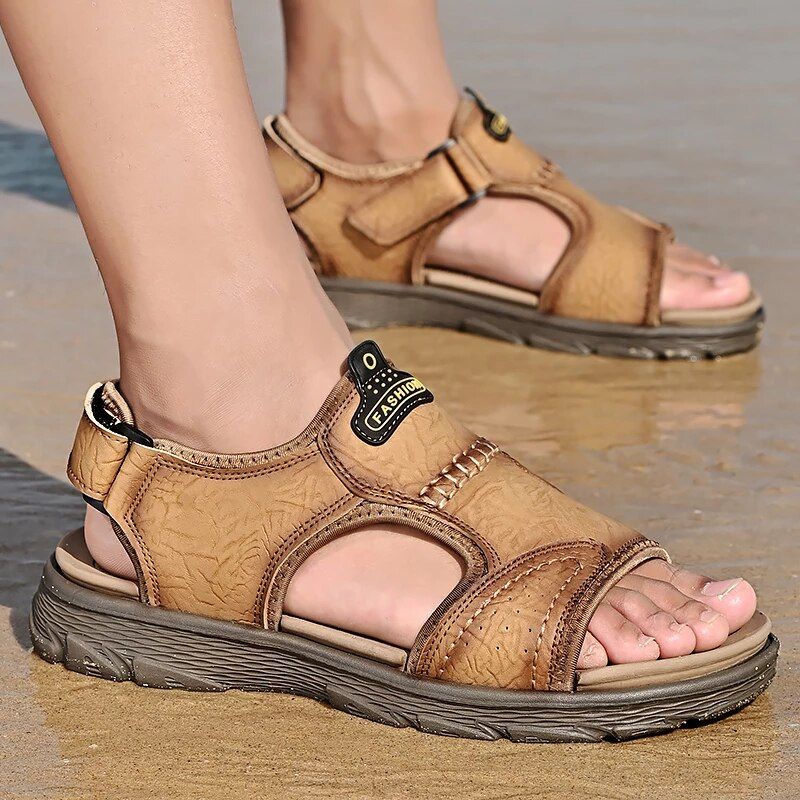 Elanga Heren Outdoor Sandaal - Bruin