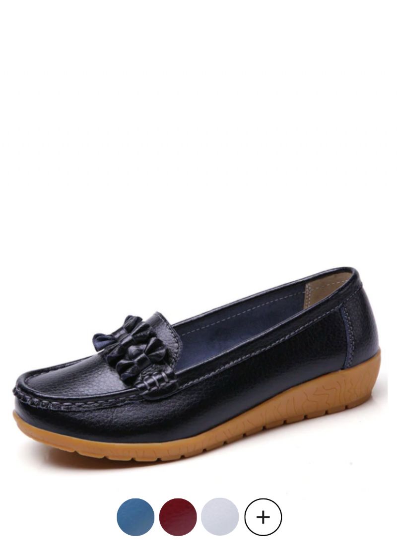 Elauris Dames Loafer Zwarte Schoenen