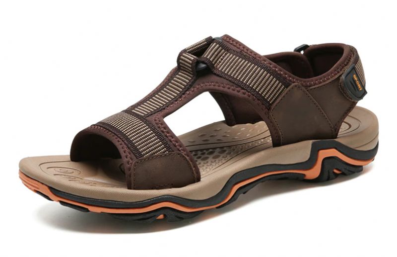 Elder Outdoor Sandalen Voor Heren - Koffie