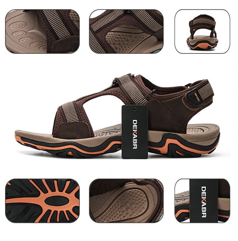 Elder Outdoor Sandalen Voor Heren - Koffie