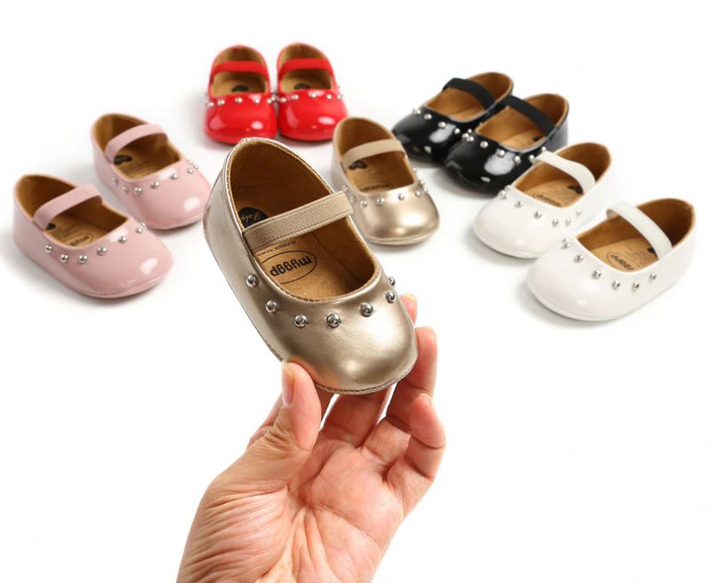 Elena Baby Meisjes Platte Schoenen - Goud