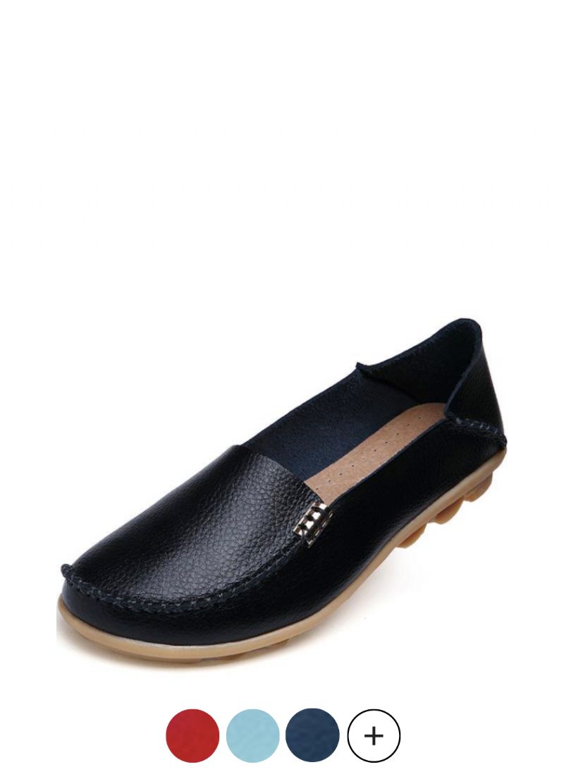 Elena Dames Loafer Zwarte Schoenen