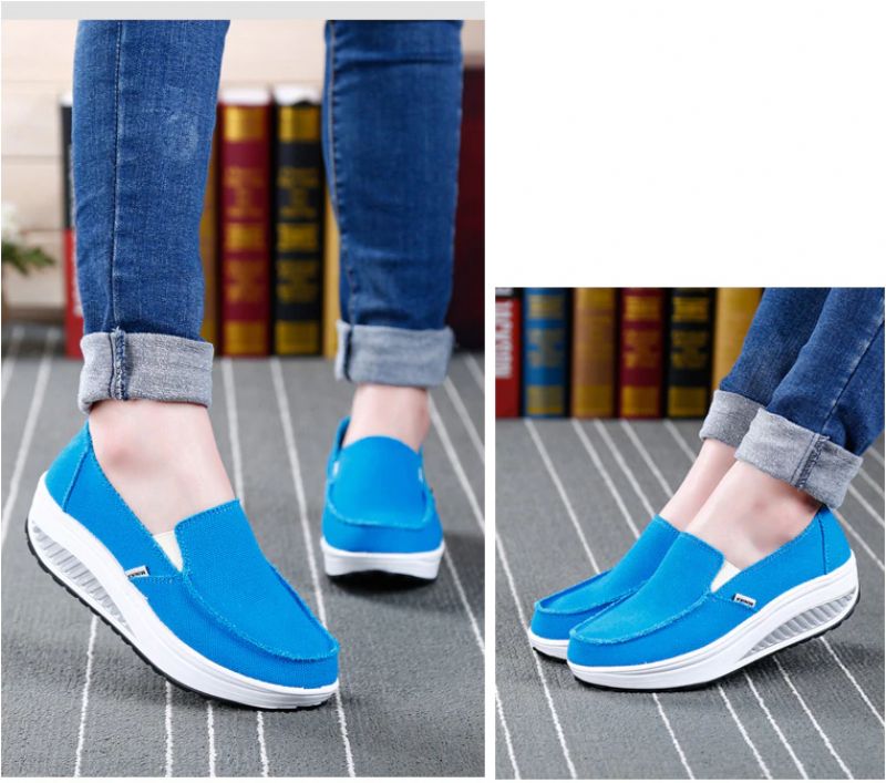 Elia Dames Comfortabele Platform Wandelschoenen - Luipaard