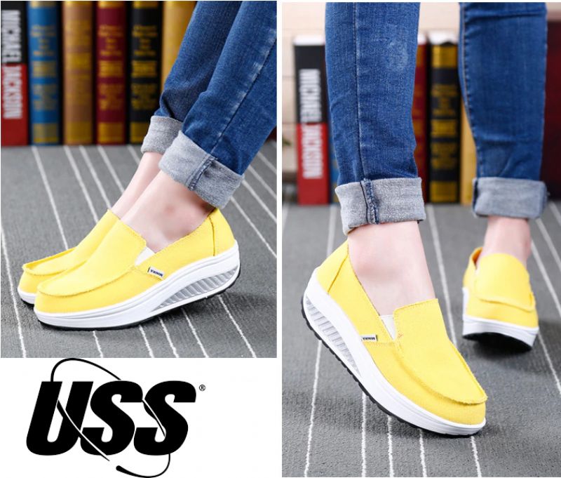 Elia Dames Comfortabele Platform Wandelschoenen - Luipaard
