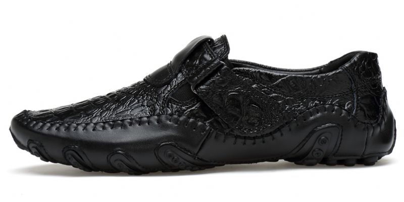 Elias Heren Loafers Dress Schoenen - Zwart