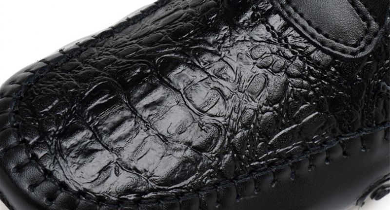 Elias Heren Loafers Dress Schoenen - Zwart