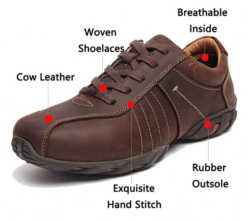 Elio Heren Casual Oxfords - Koffie