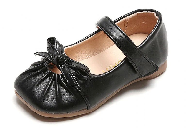 Elisa Meisjes Platte Schoenen - Zwart