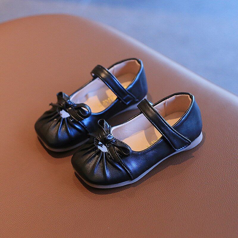 Elisa Meisjes Platte Schoenen - Zwart