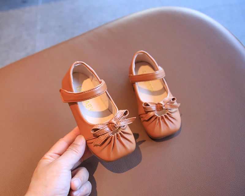 Elisa Meisjes Platte Schoenen - Zwart
