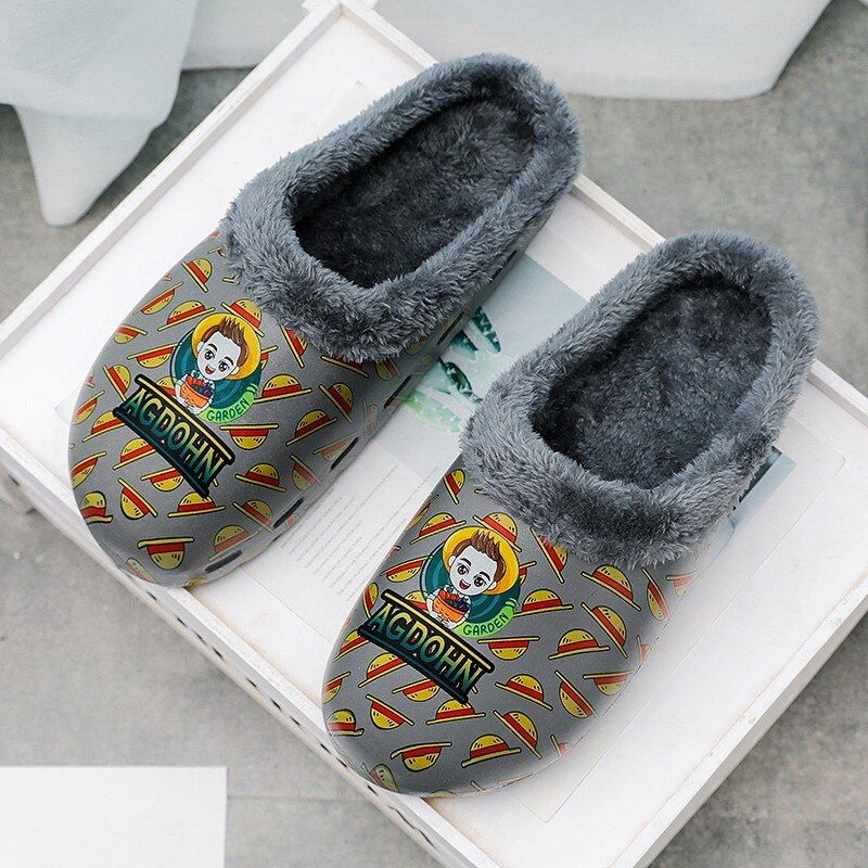 Elmer Heren Winter Slipper - Geel